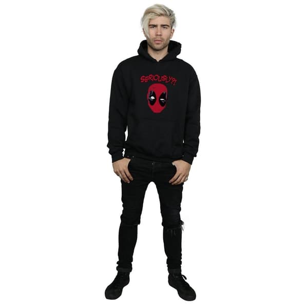 Marvel Mens Deadpool Seriously Hoodie