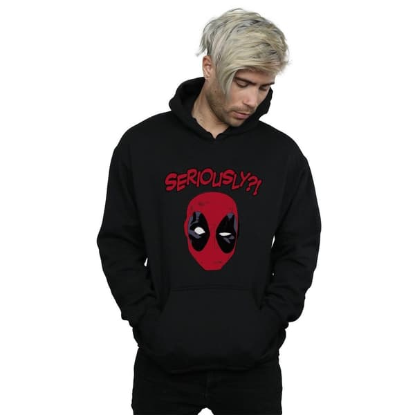 Marvel Mens Deadpool Seriously Hoodie