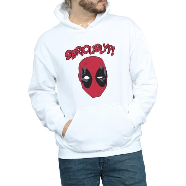 Marvel Mens Deadpool Seriously Hoodie