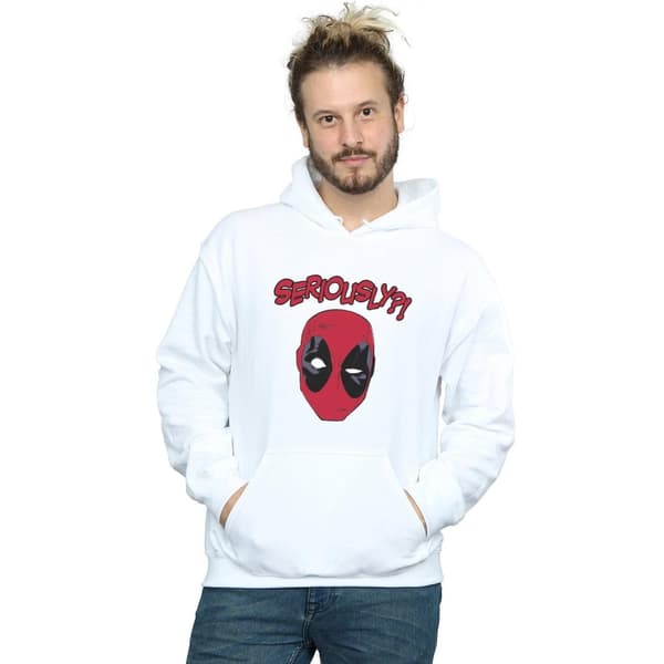 Marvel Mens Deadpool Seriously Hoodie