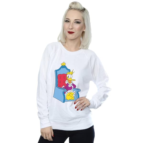 Disney Womens/Ladies Donald Duck King Donald Sweatshirt