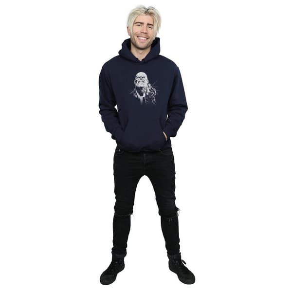 Marvel Mens Avengers Infinity War Fierce Thanos Hoodie