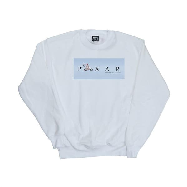 Disney Pojkar Toy Story 4 Duke Caboom Pixar Studios Logo Sweatshirt White 9-11 Years