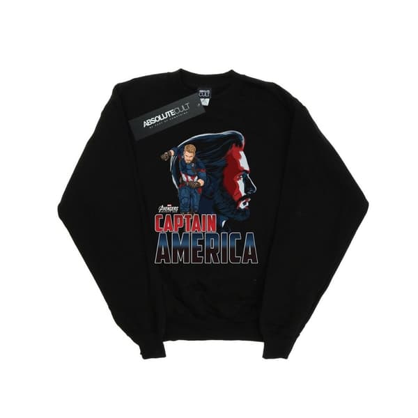 Marvel Womens/Ladies Avengers Infinity War Captain America Character Sweatshirt