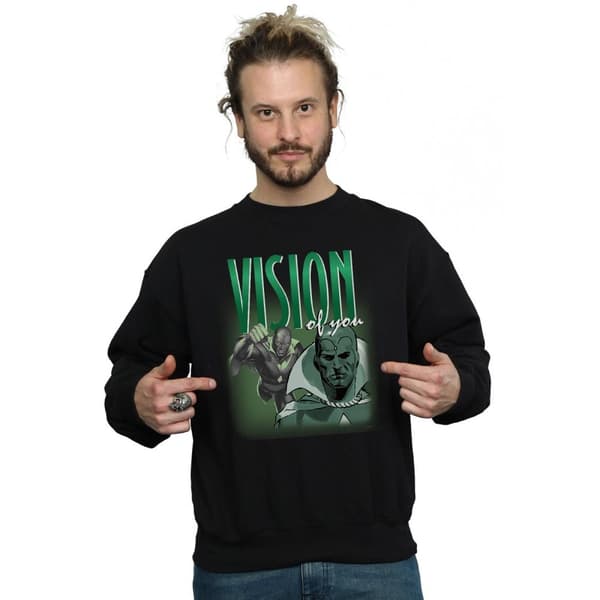 Marvel Mens Vision Homage Sweatshirt