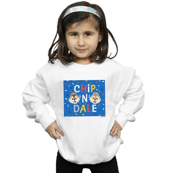 Disney Girls Chip N Dale Blue Frame Sweatshirt