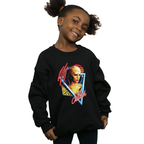 DC Comics Wonder Woman 84 Retro Sweatshirt med gepardmotiv för flickor
