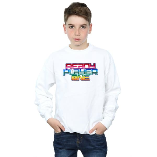 Ready Player One Boys Rainbow Logo Sweatshirt