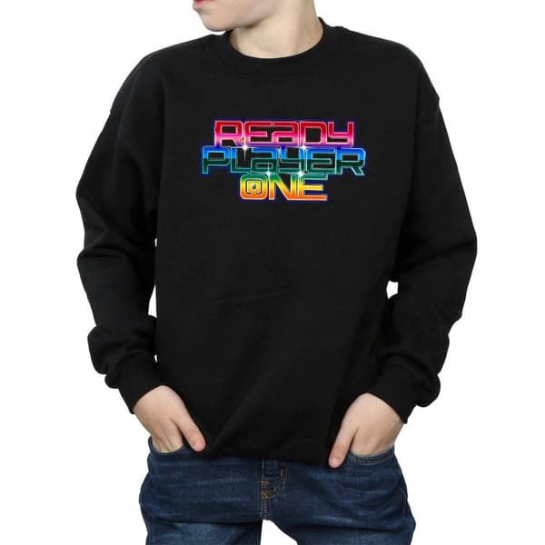 Ready Player One Boys Rainbow Logo Sweatshirt