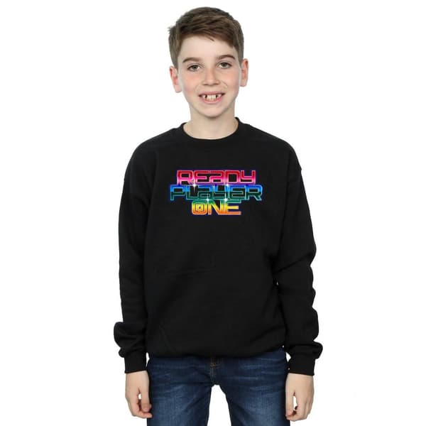 Ready Player One Boys Rainbow Logo Sweatshirt