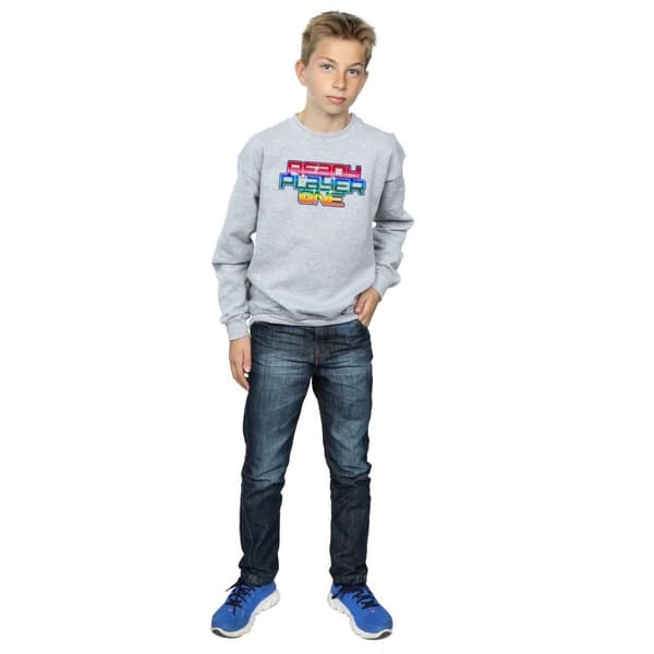 Ready Player One Boys Rainbow Logo Sweatshirt