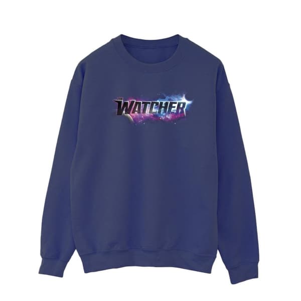 Marvel Mens What If Watcher Sweatshirt Navy Blue S
