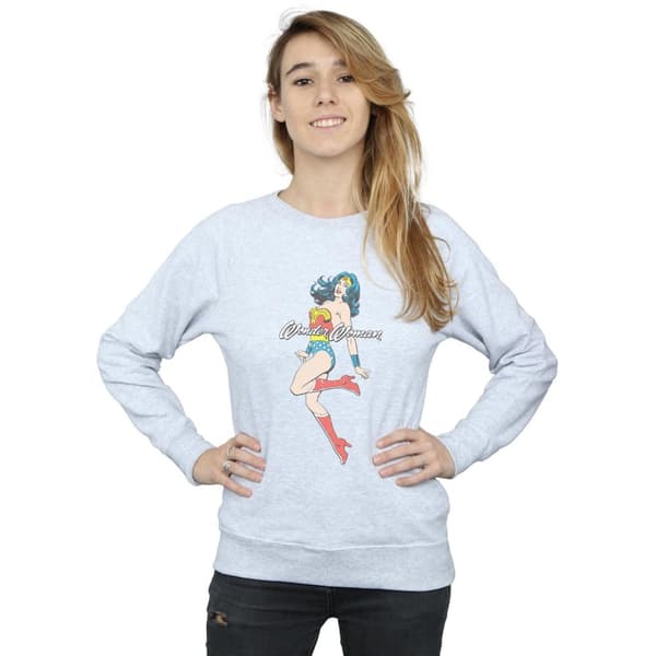 DC Comics Dam/Tjej Wonder Woman Jump Sweatshirt