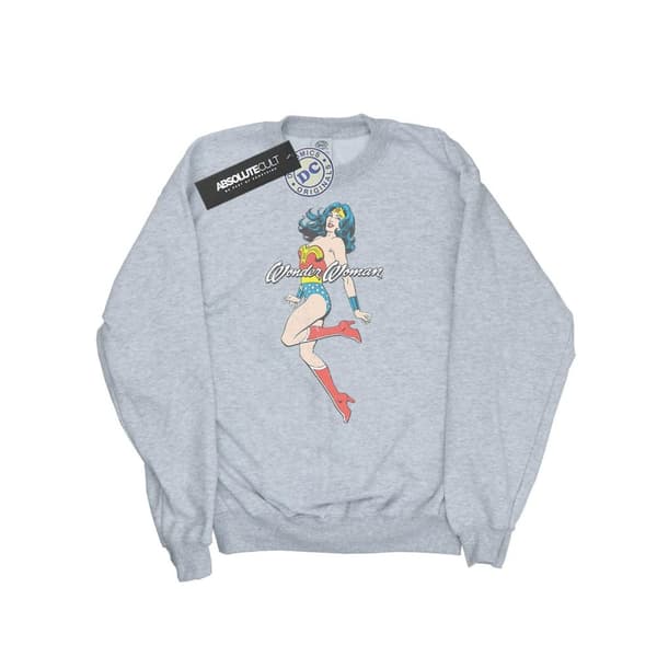 DC Comics Dam/Tjej Wonder Woman Jump Sweatshirt