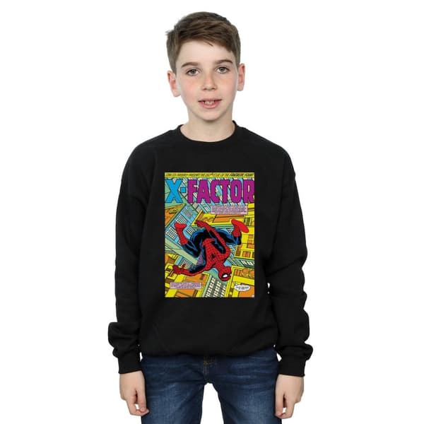 Marvel Boys Spider-Man X Factor Cover Sweatshirt