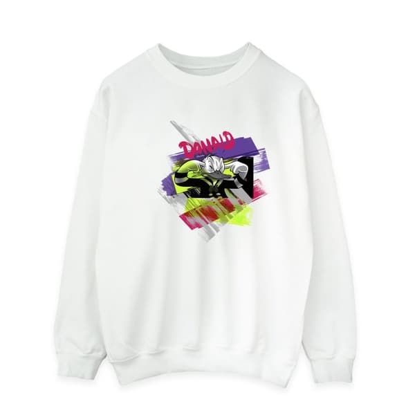 Disney Herr Donald Duck Öronpropp Bright Sweatshirt