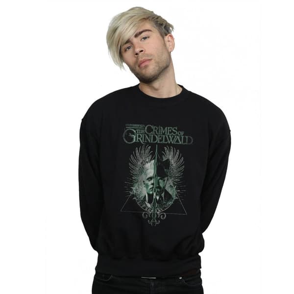 Fantastic Beasts Sweatshirt med delad trollstav från Grindelwalds brott