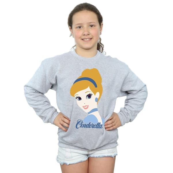 Disney Princess Girls Cinderella Silhouette Sweatshirt
