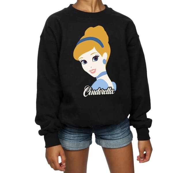 Disney Princess Girls Cinderella Silhouette Sweatshirt