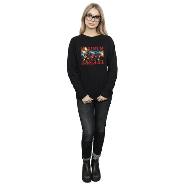 Marvel Womens/Ladies Deadpool Maximum Effort Sweatshirt