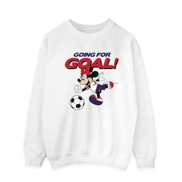 Disney Mens Minnie Mouse Going For Goal Sweatshirt