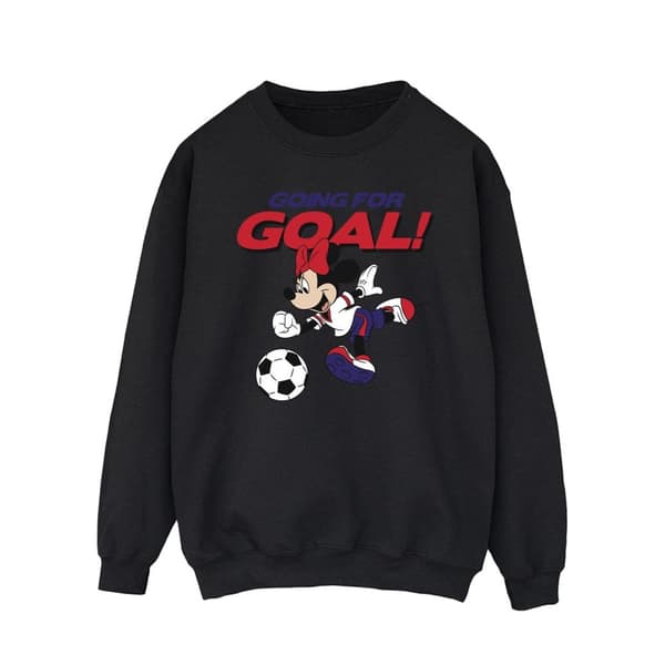 Disney Mens Minnie Mouse Going For Goal Sweatshirt