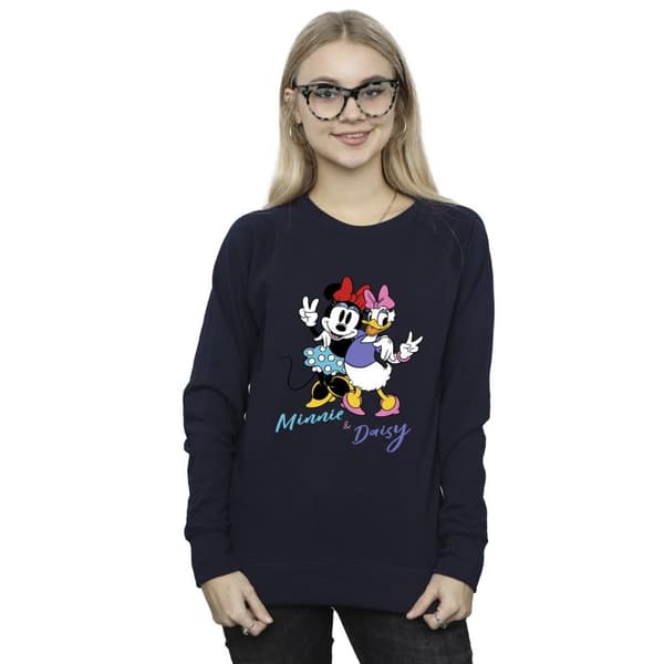 Disney Womens/Ladies Minnie Mouse And Daisy Sweatshirt