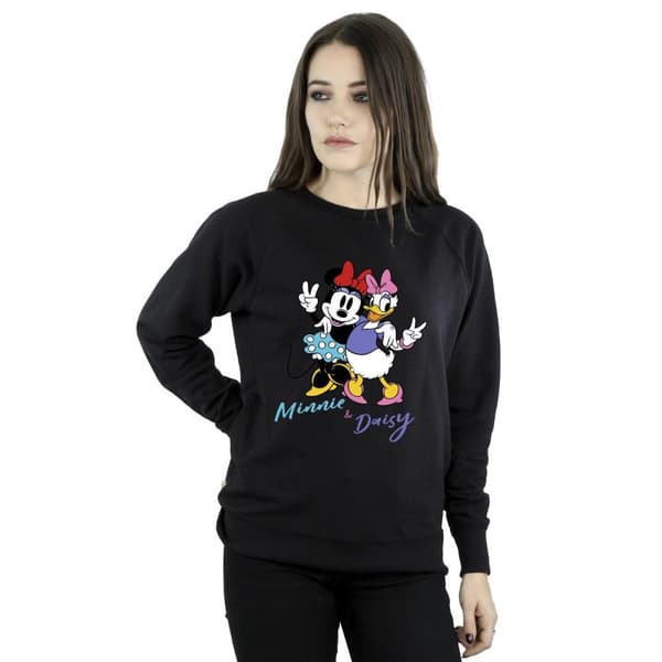 Disney Womens/Ladies Minnie Mouse And Daisy Sweatshirt