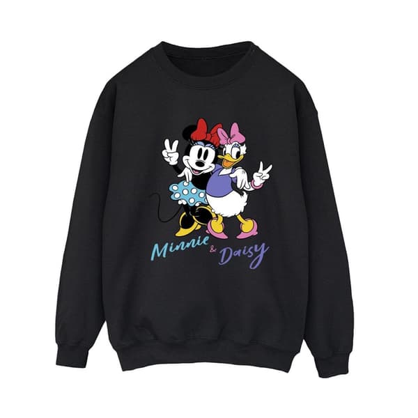 Disney Womens/Ladies Minnie Mouse And Daisy Sweatshirt