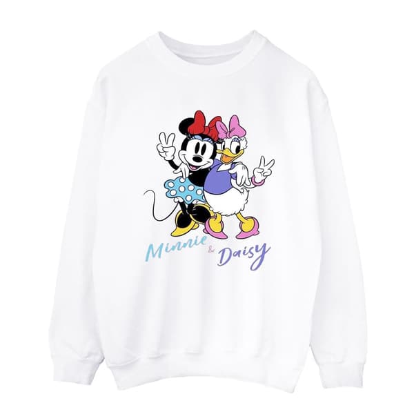 Disney Womens/Ladies Minnie Mouse And Daisy Sweatshirt