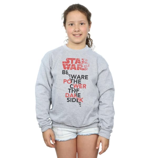 Star Wars Girls The Last Jedi Power Of The Dark Side Sweatshirt