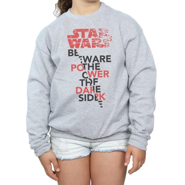 Star Wars Girls The Last Jedi Power Of The Dark Side Sweatshirt