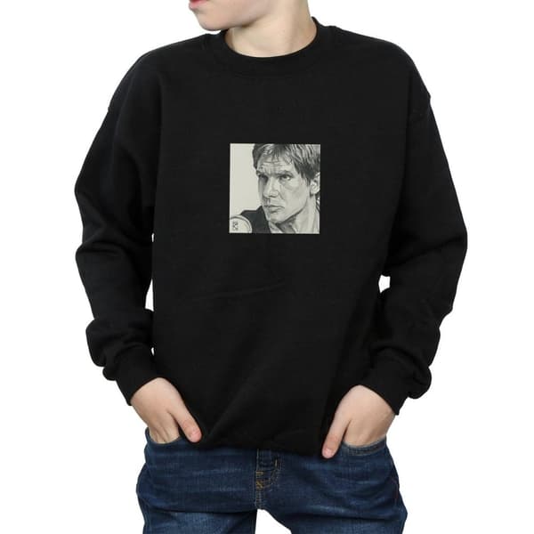 Star Wars Boys Han Solo Drawing Sweatshirt