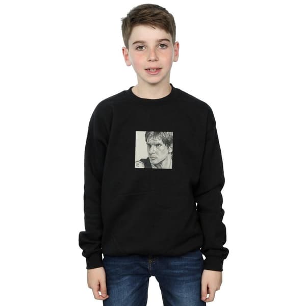Star Wars Boys Han Solo Drawing Sweatshirt