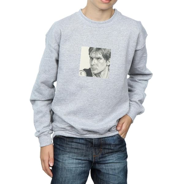 Star Wars Boys Han Solo Drawing Sweatshirt