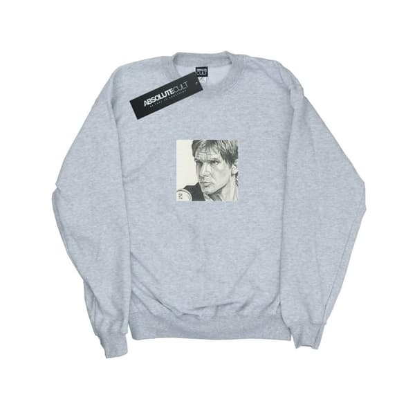 Star Wars Boys Han Solo Drawing Sweatshirt