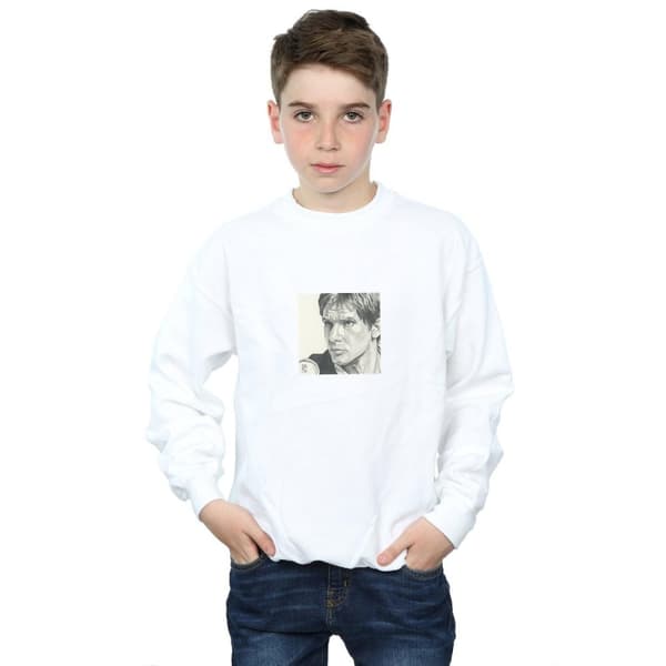 Star Wars Boys Han Solo Drawing Sweatshirt