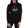 Miniatyrbillede 3 af 5: Star Wars Womens/Ladies Rogue One I´m One With The Force Alliance Emblem Green Hoodie