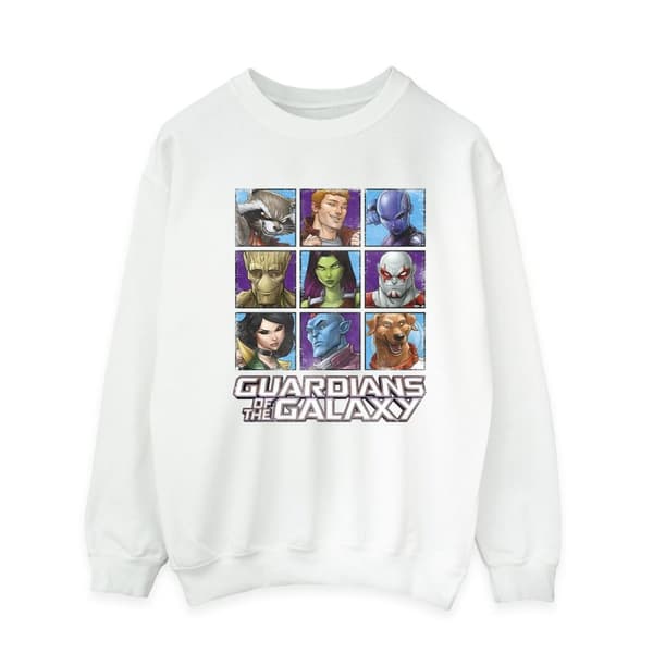 Guardians Of The Galaxy Mens Character Squares Sweatshirt