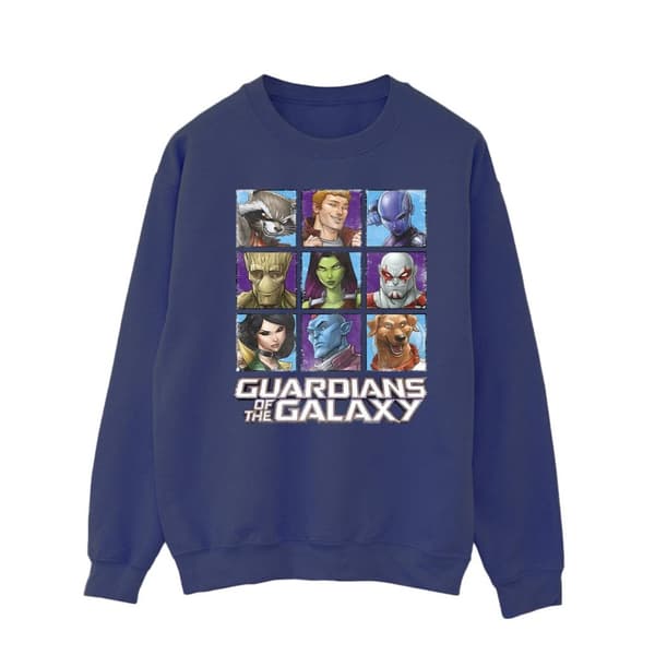 Guardians Of The Galaxy Mens Character Squares Sweatshirt