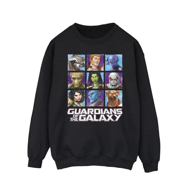 Guardians Of The Galaxy Mens Character Squares Sweatshirt