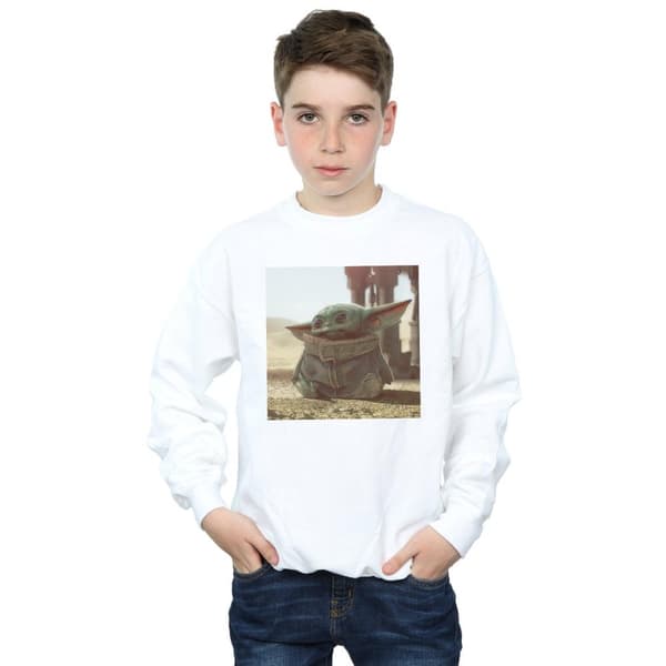 Star Wars Boys The Mandalorian The Child Scene Sweatshirt