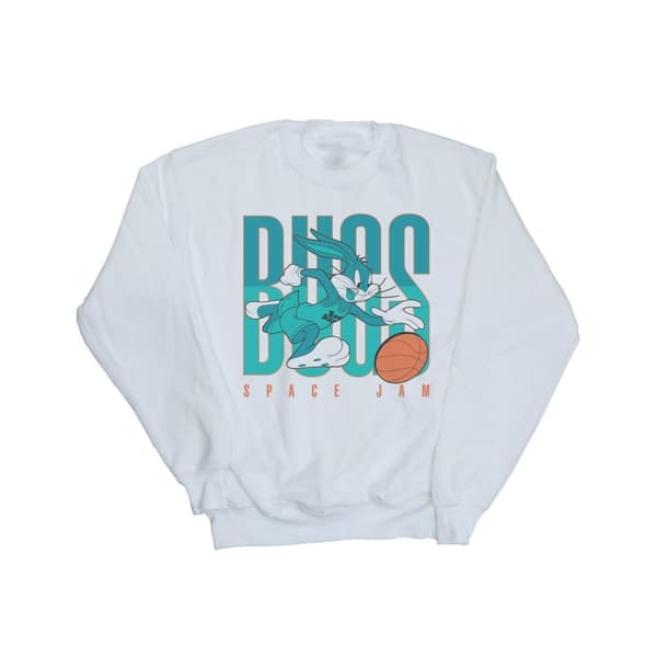 Space Jam: A New Legacy Mens Balling Bugs Alt Sweatshirt White XL