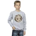 Miniatyrbillede 2 af 3: Marvel Boys I Am Groot Wooden Head Sweatshirt