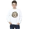 Miniatyrbillede 2 af 3: Marvel Boys I Am Groot Wooden Head Sweatshirt