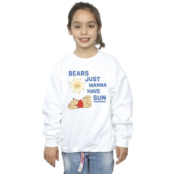 Disney Winnie The Pooh Bears Just Wanna Have Sun Sweatshirt för flickor