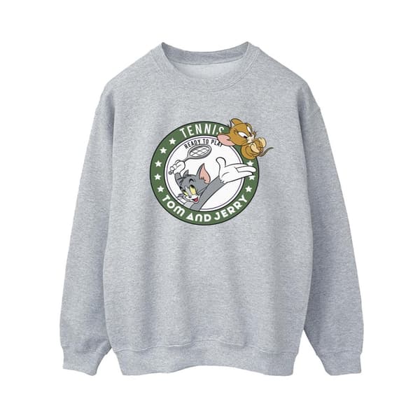 Tom And Jerry Womens/Ladies Tennis Ready To Play Sweatshirt