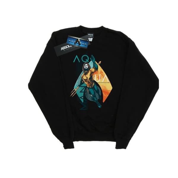 DC Comics Girls Aquaman Tropical Icon Sweatshirt