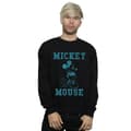 Miniatyrbild 2 av 3: Disney Mens Mickey Mouse Distressed Kick Mono Sweatshirt