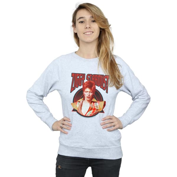 David Bowie Womens/Ladies Ziggy Stardust Sweatshirt